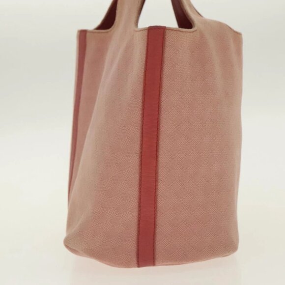 BOTTEGA VENETA Hand Bag Canvas Pink Auth 94232 - Picture 4 of 14